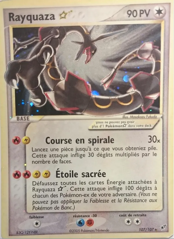 Rayquaza ☆ · EX Deoxys n°107