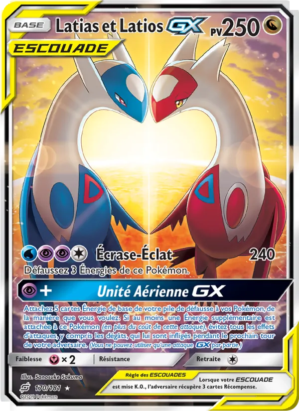 Latias et Latios GX · Duo de Choc n°170
